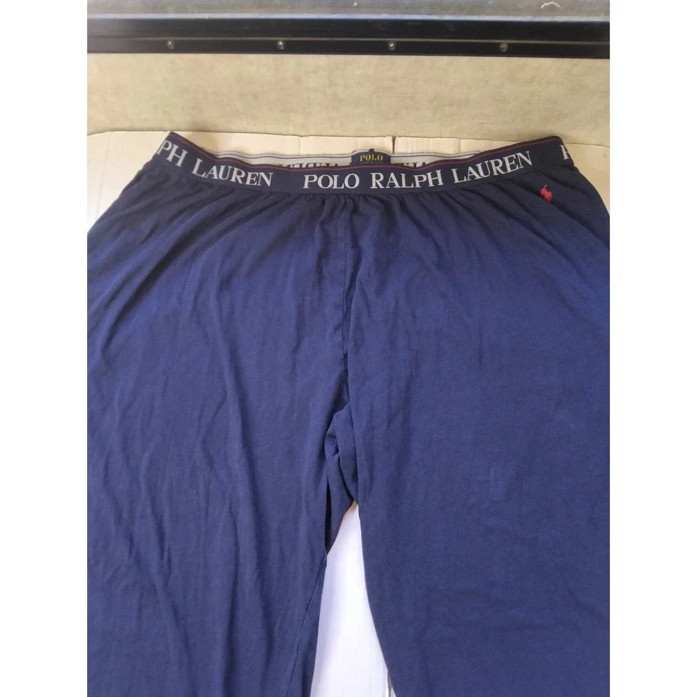 Polo Ralph Lauren Mens 4XL Pajama Pants Navy Blue Cotton Modal Lounge Sleepwear